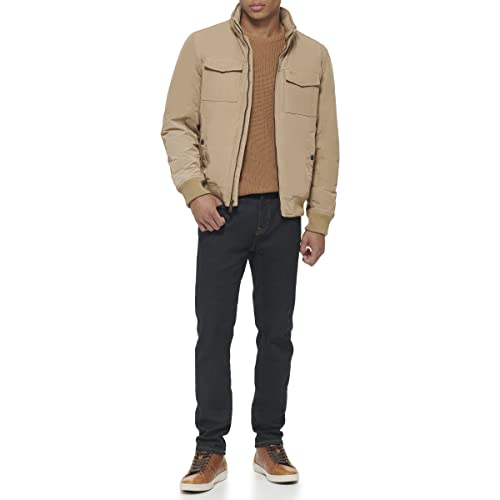 Image of DOCKERS Men's Quilted Lined Flight Bomber Jacket