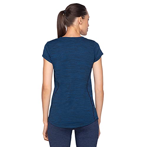 Image of berge' Ladies Jacquard Polyester Dry Fit Textured Western Shirts & Tshirts for Women, Quick Drying & Breathable Fabric, Gym Wear Tees & Workout Tops|Half Sleeve T-Shirt|Running Tshirts for Women