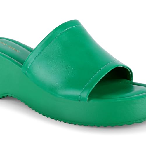 Image of Lino Perros womens Lino Perros Everyday Platform Sliders Heeled Sandal