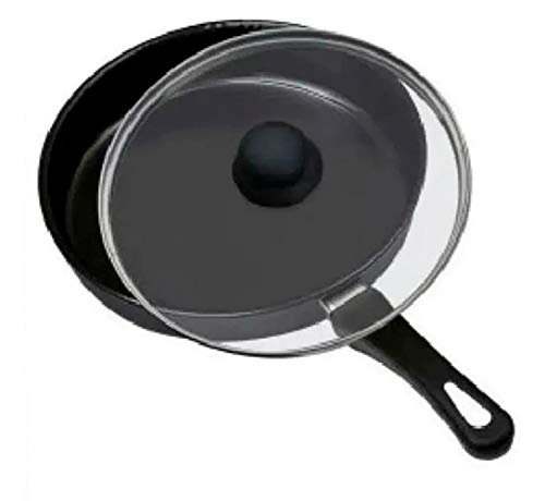 Frigideira N24 Tampa de Vidro Preta Marcolar