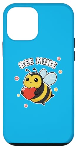 Cute Bee Mine �o�����^�C���f�[ ���u �n�[�g Be Mine �ʔ��� �ʟ����B �X�}�z�P�[�X iPhone 12 mini �p