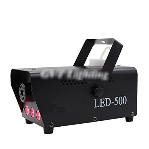 Máquina de Humo Halloween 500W para Escenario con Control Remoto y Luz LED RGB Multicolor para Boda, Escenario, Fiestas y Fotografía miniatura 4