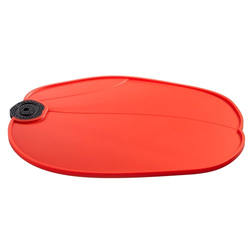 Tabla de cortar grande de silicona Charles Viancin roja