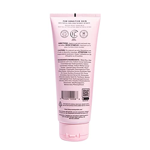Image of SweetSpot Labs pH Balanced Wash for Sensitive Skin, Sulfate Free, Clean, Gynecologist Tested & Approved, Unscented Body Wash, 8 oz (Pack of 3)