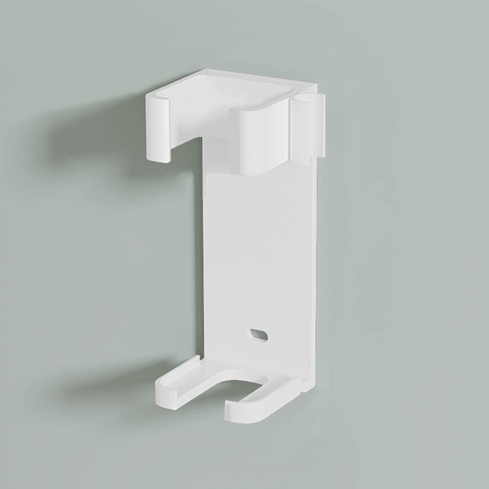 2 Supporti Da Parete Per Arricciacapelli E Piastre, Bianco, Con Clip, Diametro Max 45mm
