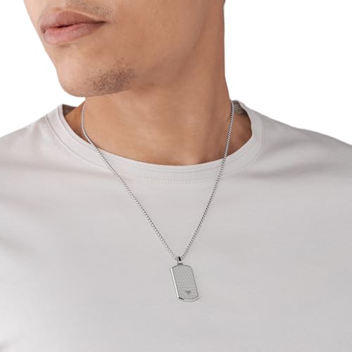 Image of Emporio Armani Stainless Steel Pendant or Chain Necklace for Men