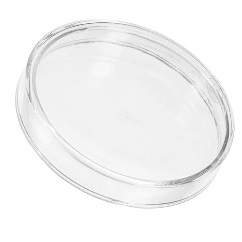PRETYZOOM 90mm Glass Petri Dish Dish Agar Plates PDA Petri Dishes for Tissue Culture