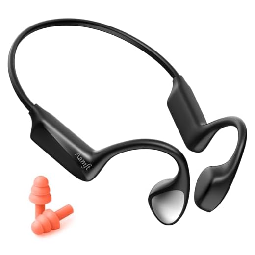 Aamft Bone Conduction Headphones - 2025 Upgraded Bluetooth 6.0 Open Ear Headphones with HD Mic, 12hrs Playtime, IPX6 Waterproof Wireless Bone Headphones for Running,Workout,Sport,Gym,Driving,Hiking