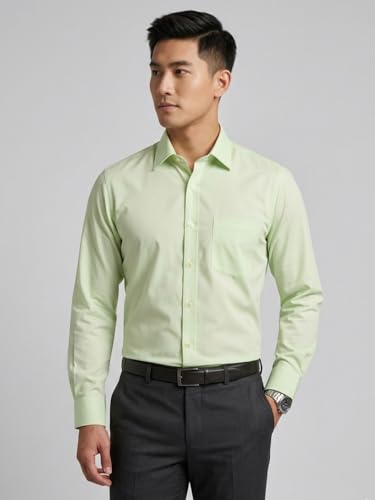 Image of Appel Touch Men's Cotton Blend Formal Shirt Full Sleeves