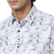 Image of Spykar Men's Regular Fit N /A Full Sleeve Printed Casual Shirts