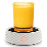 Electric Large Candle Warmer Plate - Ceramic Candle Wax Warmers for Jar Candles, Coffee Mug Warmer, Cup Warmers for Home Office, Aromatherapy Fragrance and Heating Beverage, Milk, Tea, Hot Chocolate