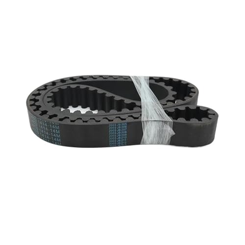 Correa dentada HTD14M de 1176 mm de longitud y 30 mm de ancho para transmisiones industriales