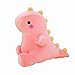 Umarmungskissen HCGS 25-50cm Super Soft Dinosaurier Plüschpuppe Cartoon Kuscheltier Dino Spielzeug für Kinder Hug Doll Schlafkissen Home Decor Pink 50cm
