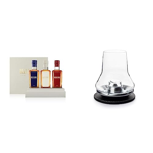Whisky Triple Malt Bellevoye et Coffret Dégustation Peugeot avec Verre et Socle Rafraîchissant