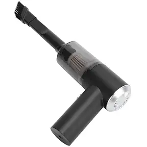 Mini Vacuum Cleaner for Car,2 in 1 Keyboard Vacuum Cleaner Wireless Handheld,Car Vacuum with Brushless Motor High Power 120W Rechargeable Easy to Clean Car Interior (Black)