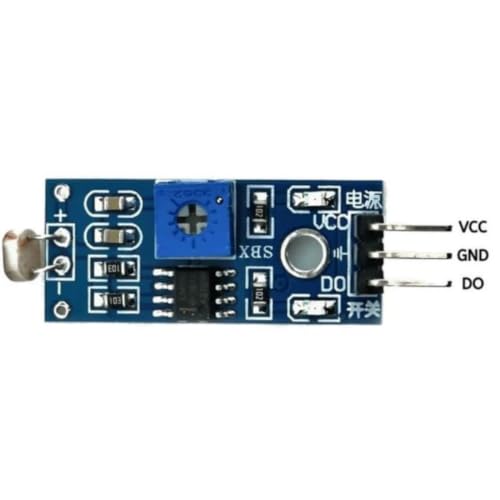 Image of Robocraze LDR Light Module | LM393 Light Detection Sensor Adjustable Sensitivity Digital Output 0-5V Compatible with Arduino IoT Automation | LDR Light Sensor Module (Pack of 2)