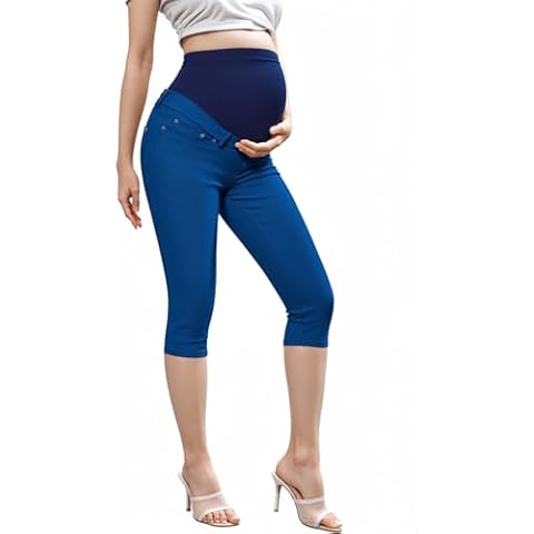 Super Comfy Stretch Skinny Maternity Capri Cover