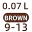 0.07 L Brown 9|13mm