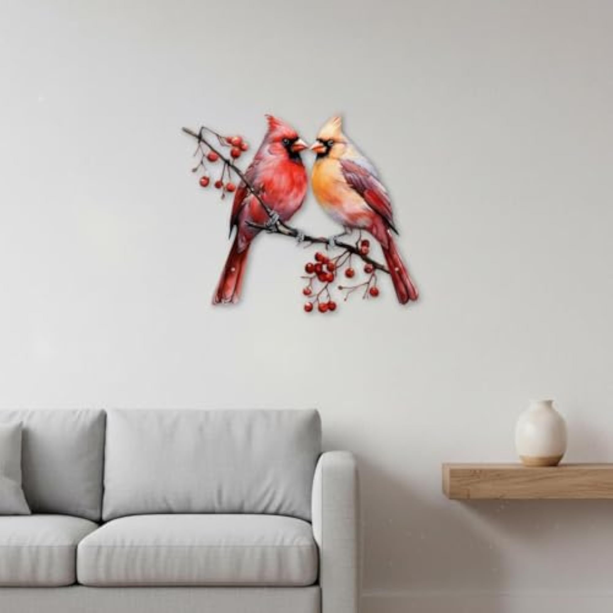 Songbird Avian Wall Decor, Colorful Design