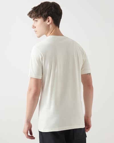 Image of Bewakoof Men's Cotton Jersey Typography Regular Fit Half Sleeve Round Neck T-Shirt | Tshirt for Man | Tshirt for Men Cotton | Tshirts for Men Stylish | Casual Wear | Street Wear