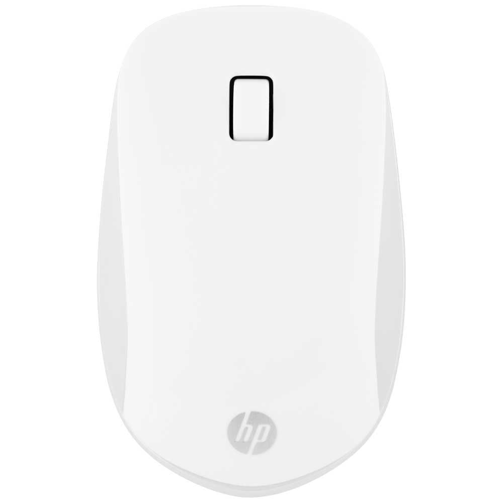 HP 410 Slim Ratón Inalambrico Bluetooth (Ambidiestro, Sensor para Múltiples Superficies, Compatible con Windows 11; Windows 10; macOS; Chrome OS; iPadOS) Color Blanco