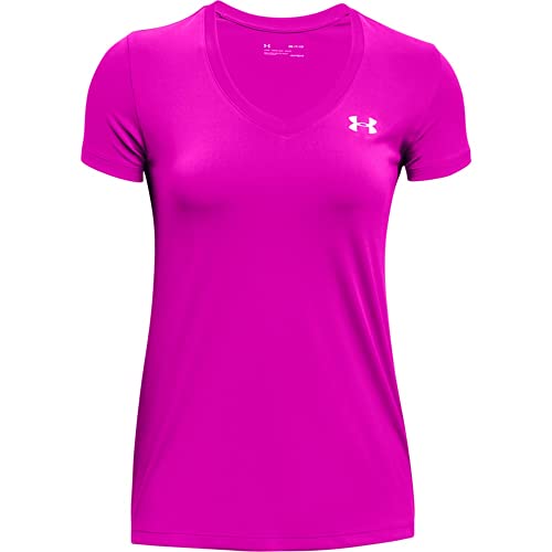 Image of Under Armour Womens Tech V-Neck Short-Sleeve T-Shirt