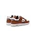 Lacoste Men's Court Cage Sneaker, Brown & White, 9