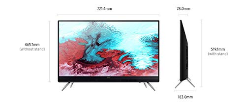 Image of (Renewed) Samsung 80 cm (32 inches) UA32K5100ARLXL Full HD LED TV (Black)