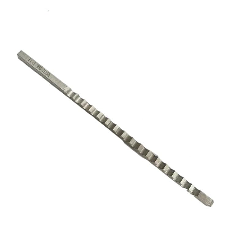 5 mm B1 Push-Type Keilnut-Räumnadel in metrischer Größe mit Unterlegscheibe Schnellarbeitsstahl-Schneidwerkzeug for CNC-Maschine
