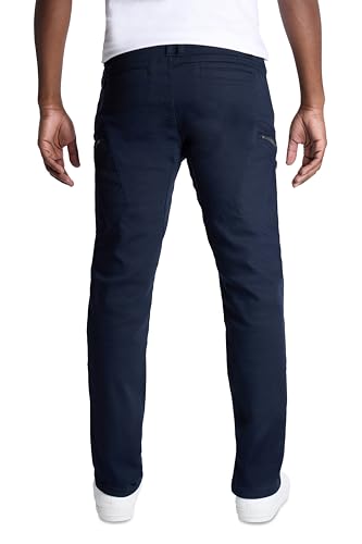 X RAY Men's Stretch Cargo Pants, Casual Flex Hiking Multi-Pocket Tactical Work Slim Fit Cargo Pants for Men2