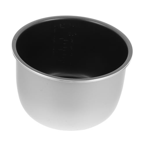 VILLCASE Olla Interior para Olla Eléctrica de Presión Recipiente Antiadherente de Aleación de Aluminio de Calentamiento Rápido Apta para Cocción Multifuncional como Guisos y Vapor Recambio