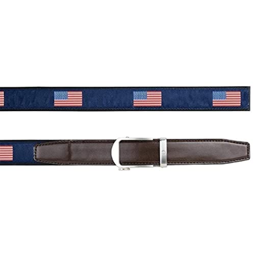 Nexbelt Men's Belt, Ratchet Hampton USA Casual Nylon Golf Belt for Men with Adjustable Buckle4