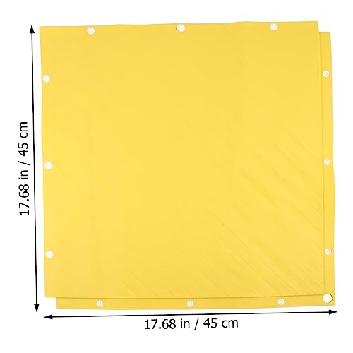 TOYANDONA 1Pc Kruipmat Vloerkleed Peuter Tapijt Kids Gewatteerde Speelkleed Oefening Vloermat Baby Mat Puzzel Oefenmat Silicagel Geel Comfortabel Tapijt Dikker Vloerkleed Baby Tapijt - Afbeelding 4