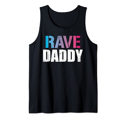 Rave Daddy EDM Music Festival Fathers Day Tank Top
