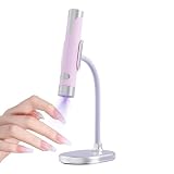 UV-Nagellampe | Kabelloser wiederaufladbarer automatischer Sensor | UV-Gel mit Ständer | für Salon Home Daily Use Travel Manicure Pediküre Ñail Art Design Beauty Services DIY Knoblauchprojekte