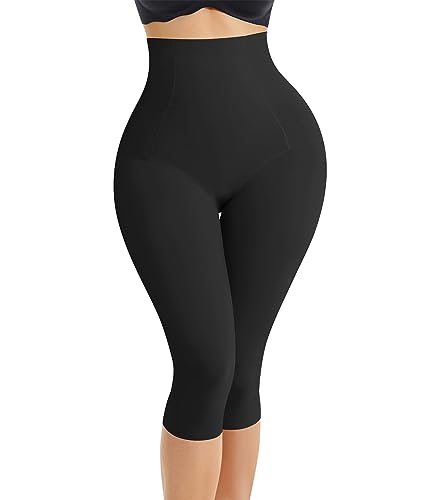 Reviews de Pantalones moldeadores para Mujer los más solicitados. 42 SUNACGO - Pantalones Moldeadores para Mujer Elástico Control de Abdomen sin Costura Fría Cintura Alta Levantamiento de Glúteos Ropa Interior Negro Talla Media