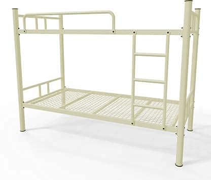 Image of Swing Timber Talking Vian Bunk Bed Metal Bunk Bed (Finish Color - Ivory)