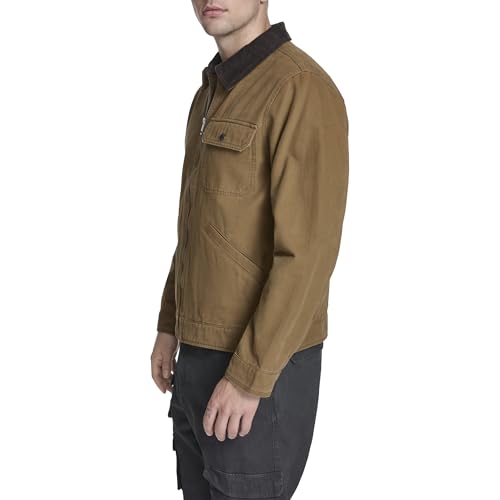 Image of Levi's Men's Workwear Cotton Canvas Corduroy Collar Depot Jacket