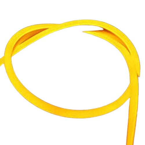 ENERJ LED Neon Rope Light 12V Flex LED Neon Tube Light Waterproof Resistant, IP65, 3 Meters with Plug and Play Adapter (Warm White 3000K), UK Plug Power Supply