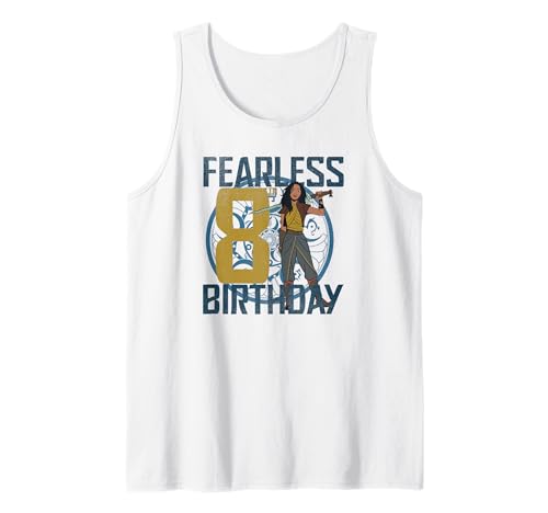 Débardeur Disney Raya 8 ans pour fille : vêtement d'anniversaire officiel Fearless