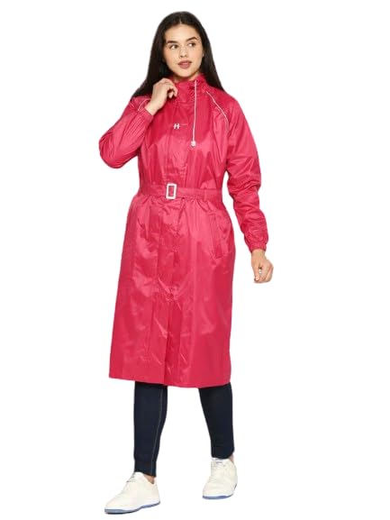 highlands Long Jasmine Raincoat Women with Double Layer Raincoat Design Taped Seams PVC Coating Adjustable Hood-picture-28