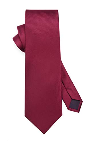 Image of HISDERN Mens Striped Tie and Pocket Square Set Necktie for Men | soft smooth texture, wrinkle-free, neat hand-tied knot, gifting ready, regular 3.4 width, coordinated look, business wedding
