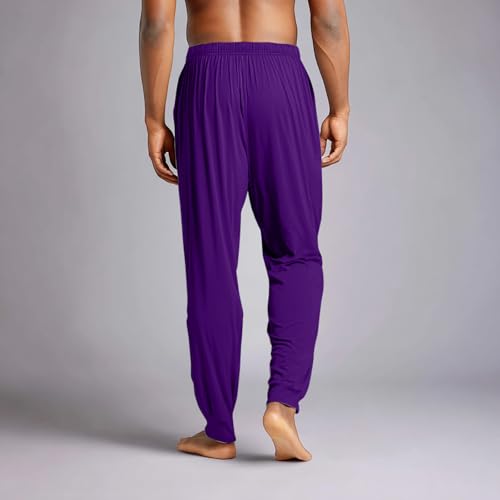 Mens Pajama Pants Soft Lounge Pajama Pants with big pockets for Men3