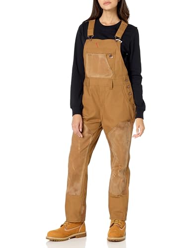 Baberos para mujer Dickies Relaxed Fit de lona encerada tipo peto de trabajo cómodo