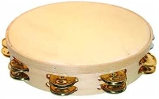 Pandereta Marca Samba Ã˜20 Cm con sonaja doble de latÃ³n