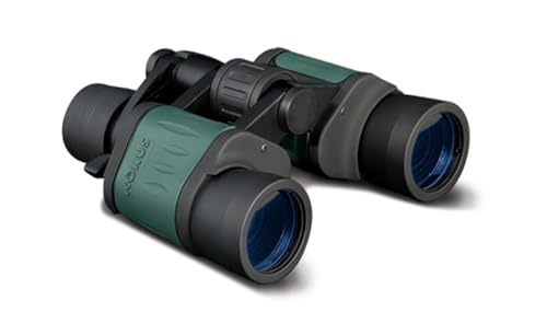KONUS | NEWZOOM 21x40 Binocolo da Caccia, Trekking e Birdwatching, gommato verde, Zoom Variabile...