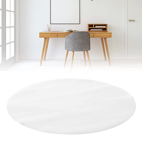 Tapis chaise de bureau rond 90cm transparent pour protection du sol