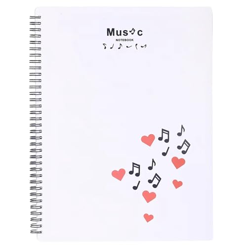Classeur de partitions à spirales avec 20 pochettes et 40 pages