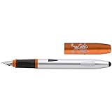 Online Schreibgeräte 25030/3D - Pluma estilográfica para zurdos, color naranja