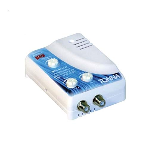 AMPLIFICATEUR Interieur 1 ENTREES / 2 Sorties TVT 32 DB x 2 Tonna - 402662
